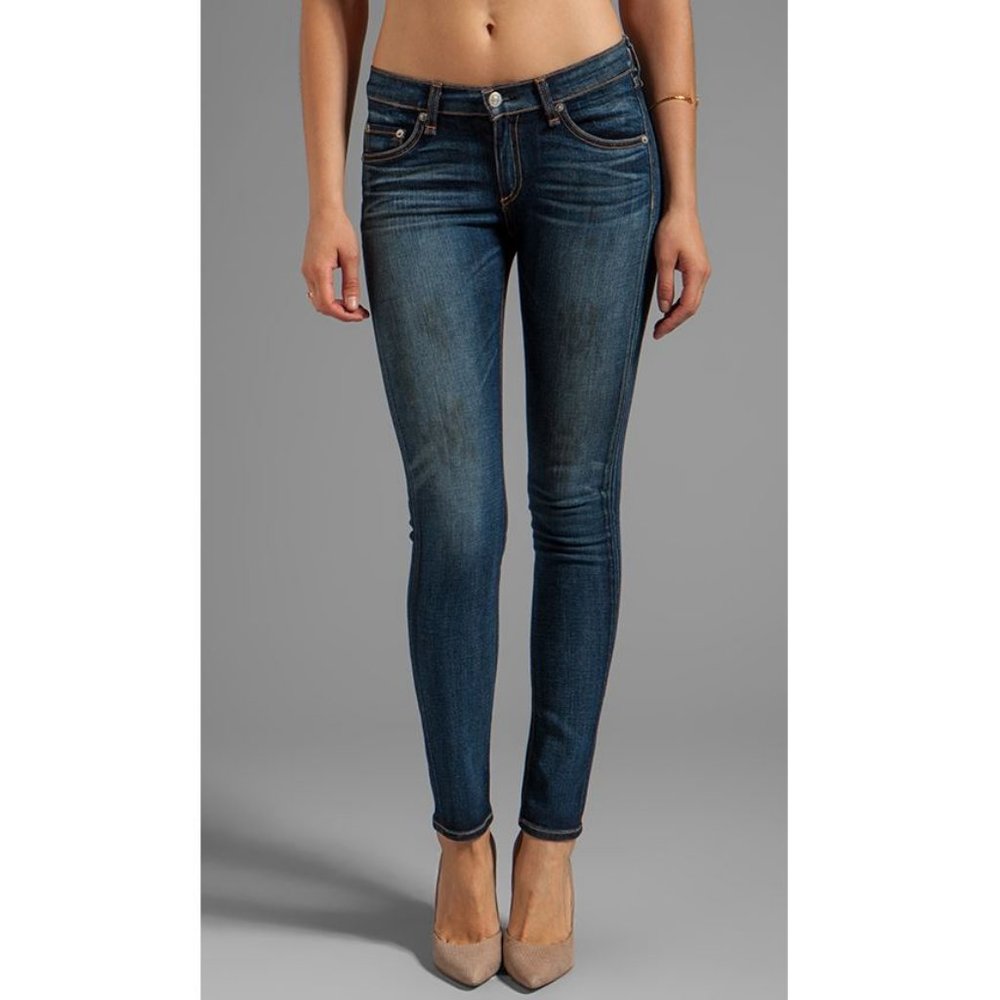 Rag & Bone | Skinny Distressed Denim Jeans | 27